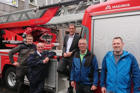 Jens Kamieth besuchte Feuerwehr Freudenberg
